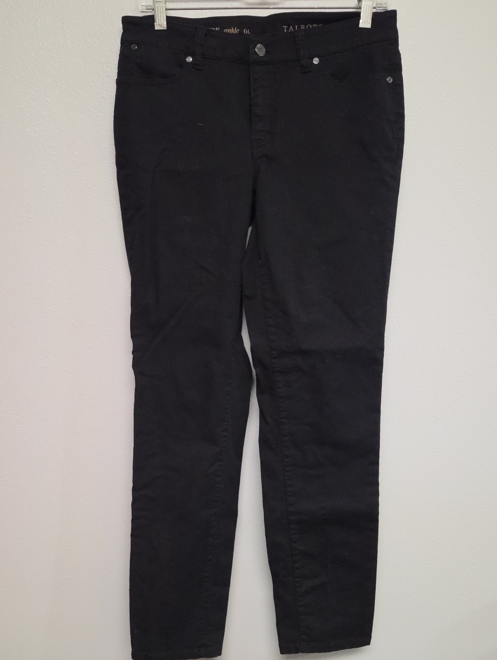 Talbots Black Slim Ankle Jeans 6L - Classic Five-Pocket